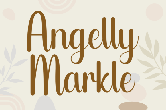 Angelly Markle: The Elegant Script Font for Authentic Business Branding