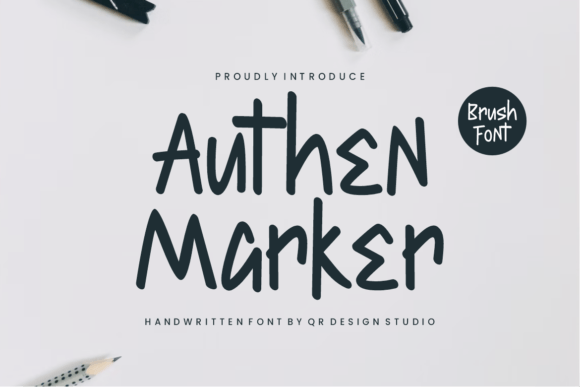 Authen Marker: The Handwritten Typeface for Scroll-Stopping Campaigns