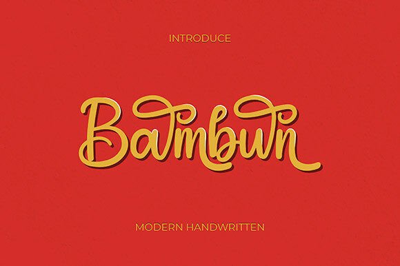 Bambun: The Handwritten Typeface That Stops the Scroll