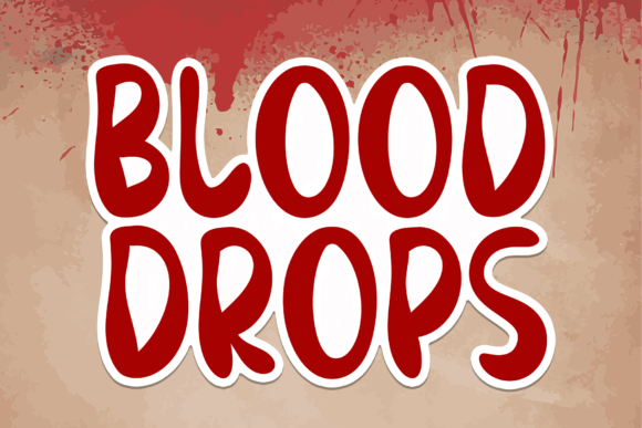 Blood Drops: The Handwritten Typeface That Elevates Small Business Branding