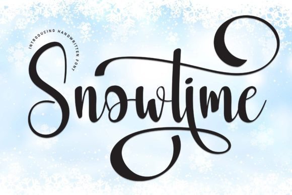 Bringing Handmade Magic to Life with the Snowtime Typeface