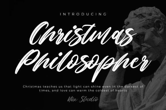 Christmas Philosopher: A Handwritten Typeface for Modern Web Design