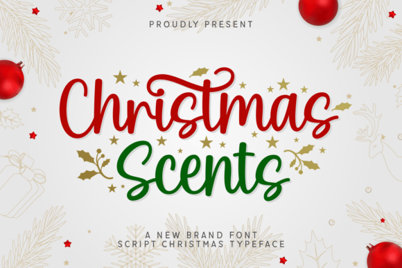 Christmas Scents: The Perfect Script Font for Festive Branding