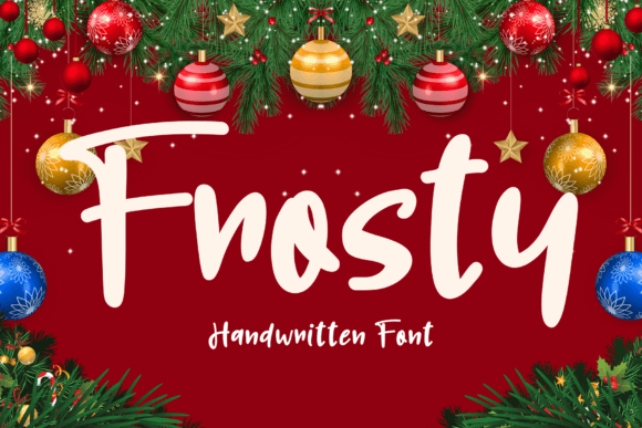Frosty: The Handwritten Typeface That Stops the Scroll
