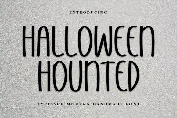 Halloween Hounted: A Stylish Script Typeface for Editorial Design