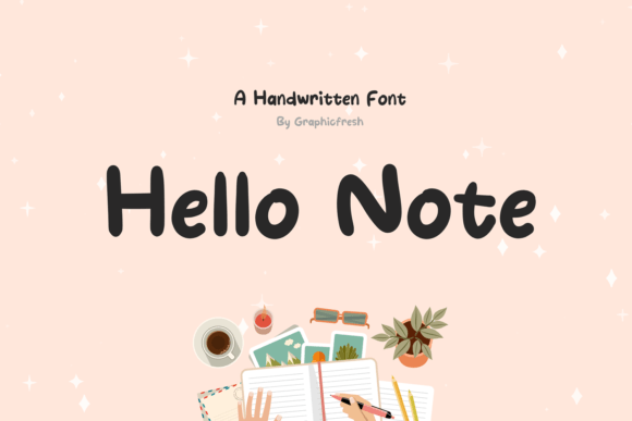 Hello Note: The Perfect Handwritten Typeface for Your Craft Projects