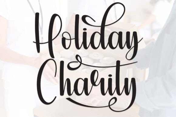 Holiday Charity: A Sweet Handwritten Typeface for Joyful Branding