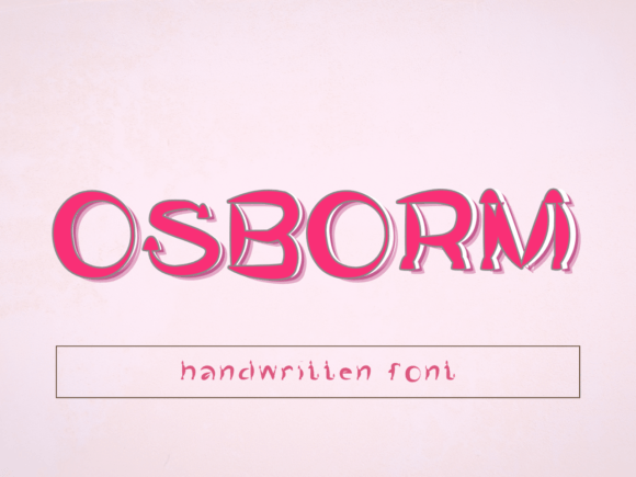 Osborm: The Handwritten Typeface That Transforms Digital Branding