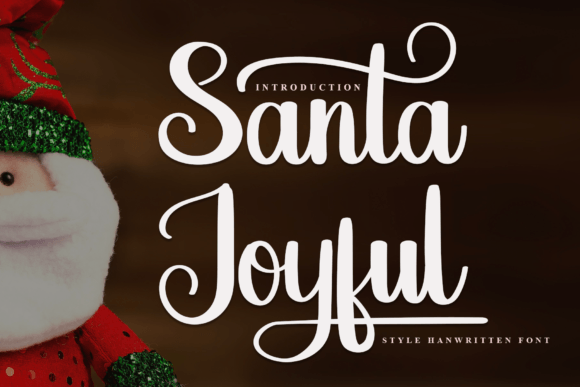 Santa Joyful: A Premium Script Font for Seasonal Campaigns