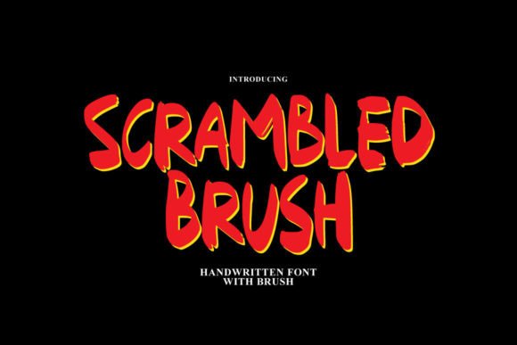 Scrambled Brush: The Handwritten Typeface That Builds Trust