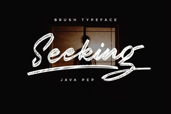 Seeking: A Handwritten Brush Typeface for Editorial Design