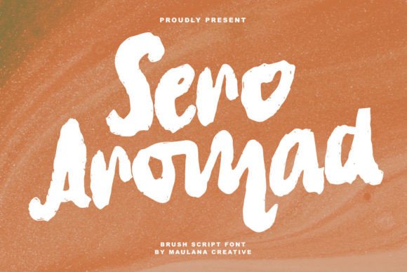 Sero Aromad: The Perfect Brush Script Font for Handmade Creators