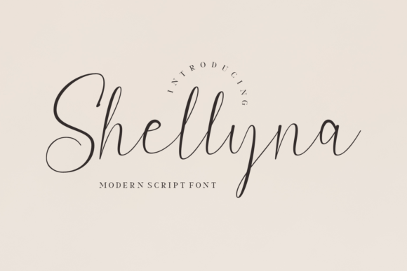 Shellyna: An Elegant Script Typeface for Modern Branding