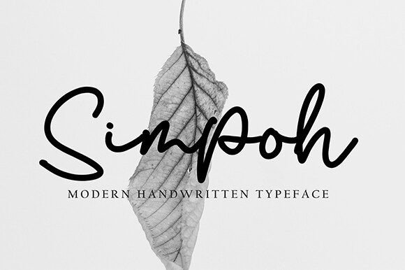 Simpoh Typeface: The Handwritten Edge for Modern Campaigns