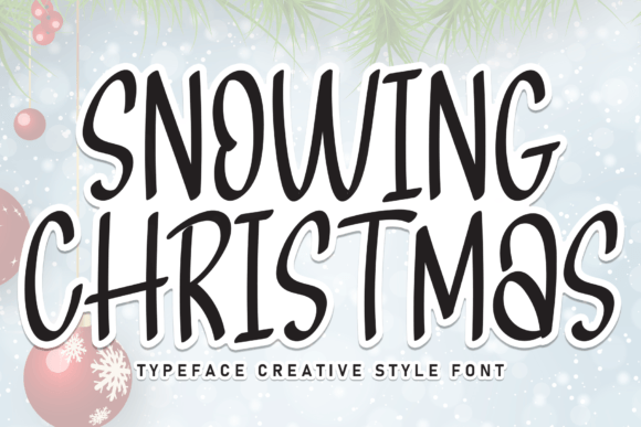 Snowing Christmas: The Perfect Handwritten Typeface for Holiday Crafts