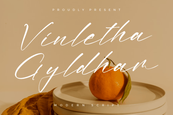 Vinletha Gyldham: A Modern Script Typeface for Real Branding Projects
