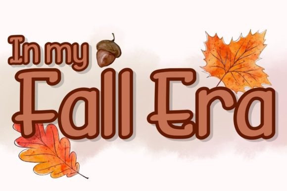 Why In My Fall Era is the Perfect Typeface for Cozy Brand Identity Projects