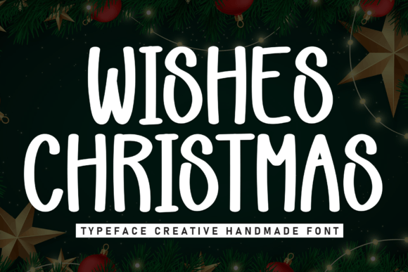 Wishes Christmas: A Handwritten Typeface for Elegant Editorial Design